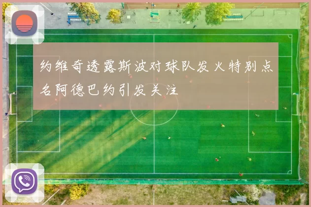 约维奇透露斯波对球队发火特别点名阿德巴约引发关注
